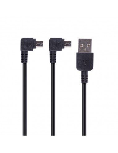Cable recarga MicroUSB doble