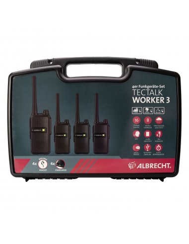 Tectalk Worker 3 Pack 4 unidades