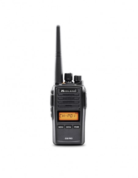 Midland G18 PRO IP67 Pack 4 radios + Cargador múltiple de sobremesa