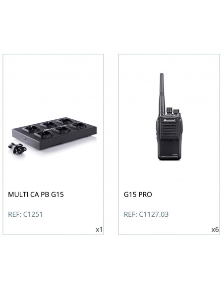 Pack 6 G15 PRO + 1 Multicargador