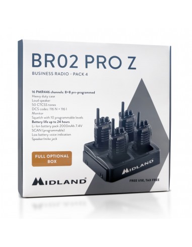 BR02 PRO Z pack 4 unidades