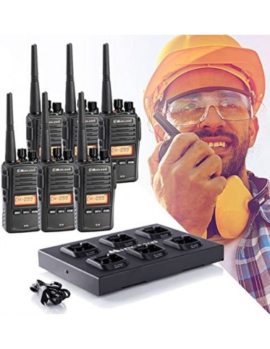 Midland G18 PRO IP67 Pack 6 radios + Cargador...