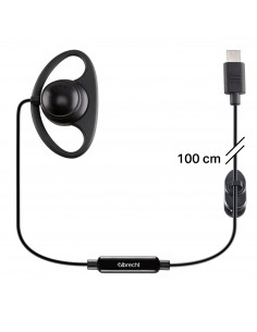 Auricular tipo D Tectalk biz 100cm