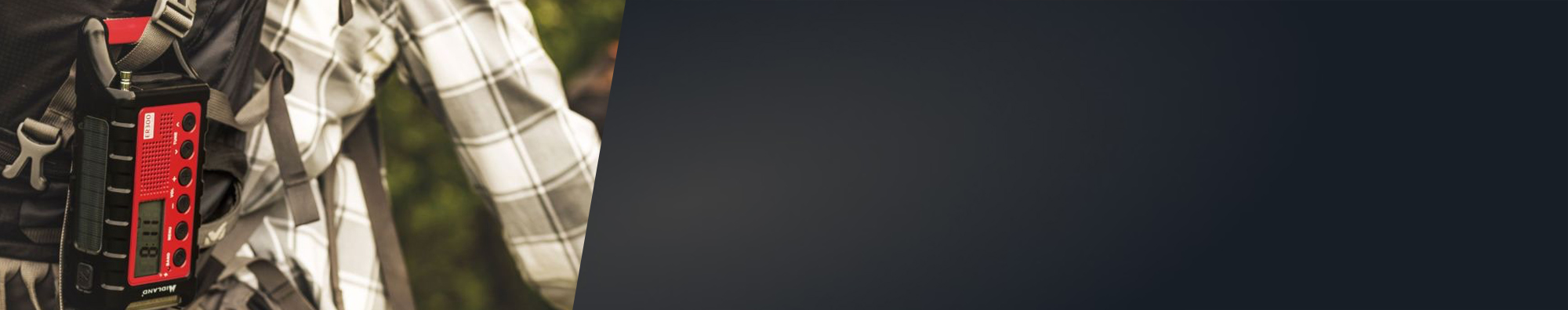 Excursionista con la ER300